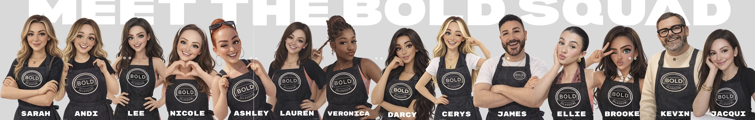 Meet your Team @BOLD Salon in Glasgow